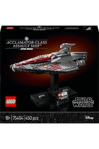 LEGO® Star Wars™ Acclamator Sınıfı Hücum Gemisi 75404 - Star Wars Seven Yetişkinler için Koleksiyonluk Yaratıcı Model Yapım Seti (450P)