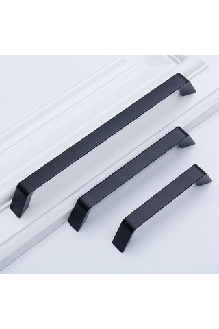 Marelli Terra Black Siyah 96 Mm Mobilya Dolap Kulbu