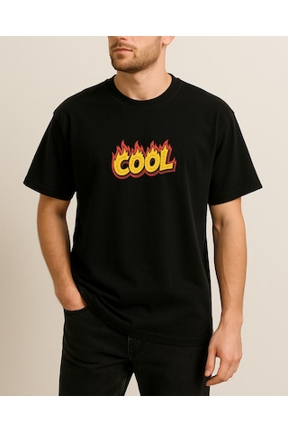 Hugo Boss Cool Baskılı T-shirt Siyah