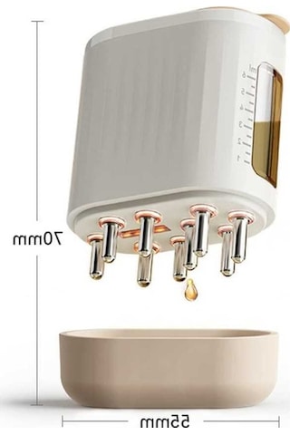 Besthome1 Beyaz Saç Kökü Uygulayıcı: Titreşimli Masaj, Kırmızı Işık & Ems Akım Teknolojisi/ Çok Renkli