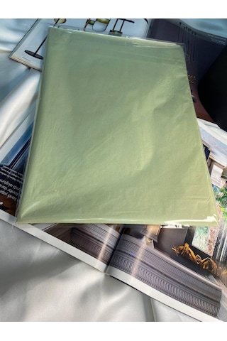 Açık Yeşil Pelür Kağıdı Tissue Paper Carta Velina 50x70 Cm - 5 Adet