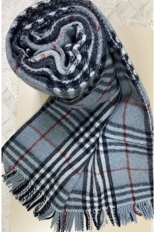 Gençev Home Selin %100 Saf Yün Scotch Battal Boy Battaniye Çok Renkli