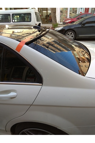 Mercedes W204 Kasa C180 Cam Üstü Spoiler Piano Black Boyalı