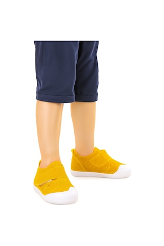 Kiko Kids Rosie Cırtlı Erkek Bebek Günlük Ayakkabı Sarı