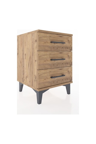 Hyperion Komodin 3 Çekmeceli 44x44x64 Çam-çam Çam