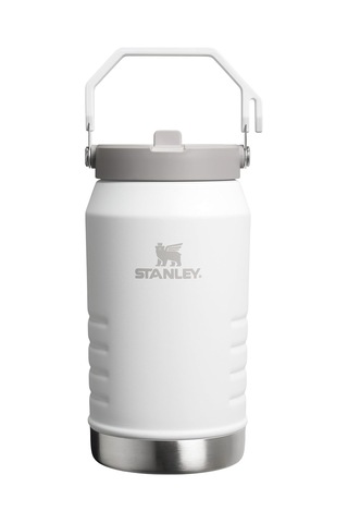 Stanley Iceflow Flip Straw Tumbler Pipetli Termos Matara, Beyaz Çok Renkli