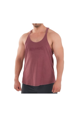 Kingsize Nutrition Kingsize Darksteel Antik Yıkamalı Atlet Bordo Bordo