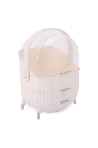 House By House Çekmeceli Makyaj Kozmetik Düzenleyici Organizer Krem Beyaz