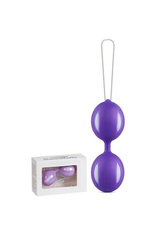 Erofoni Yeni Nesil Silikon Purple İkili Kegel Vajinal Egzersiz Zevk Topu