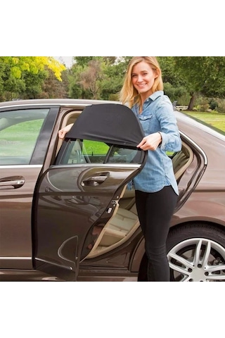 Rs Otomobil Yan Cam Perdesi Arka Güneşlik Siyah 1 Adet