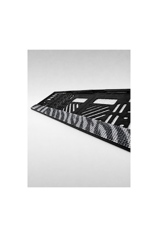 Taşlı Plakalık Oto Plaka Zebra Desenli Taşlı 2 Adet