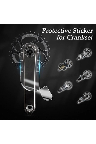 D-bisiklet Krank Koruyucu Etiketler Çıkartmaları Yol Bisikleti Yapışkanlı Tph Filmi Sram/shıman0 Bisiklet Aynakol Koruyucu Çıkartmalar Parçaları Şeffaf