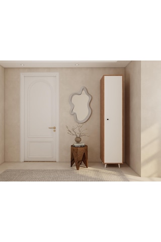Volta Çok Amaçlı Banyo/kiler Dolabı Marbella Kiraz Renk beyaz