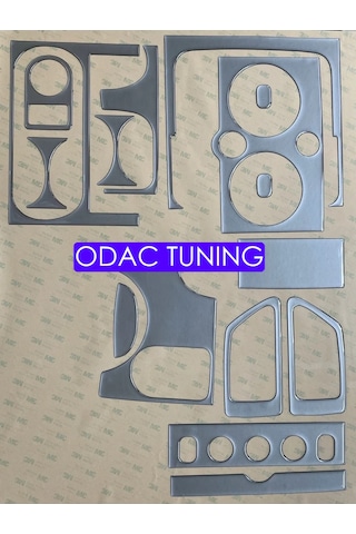Citroen Berlingo 2002-2008 Torpido, Konsol, Trim Kaplama Gümüş