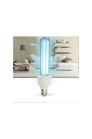 E27 Ultraviyole Uv Işık Tüpü Ampulü, Dezenfeksiyon Lambası, Mikrop Öldürücü Lamba Ampulü 15w, Ozon Uv Lambası, 220v - Kaiyi Diğer