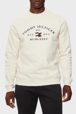 Tommy Hilfiger Erkek Sweat Mw0mw35526 Z00 Açık Bej Açık Bej