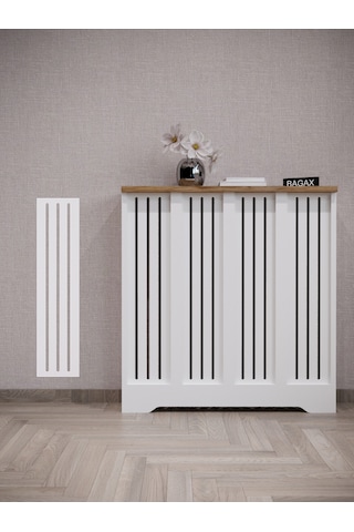 Efes Model Beyaz Üstü Çam Renk 76 CM Petek Kaplama Dresuar Çam