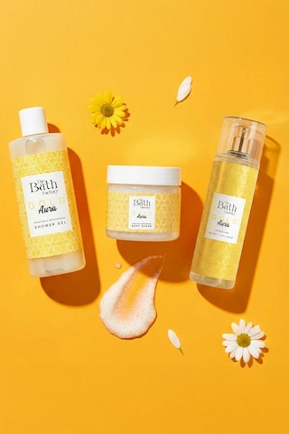 Gold Aura Duş Jeli + Gold Aura Peeling + Gold Aura Vücut Spreyi Mistik