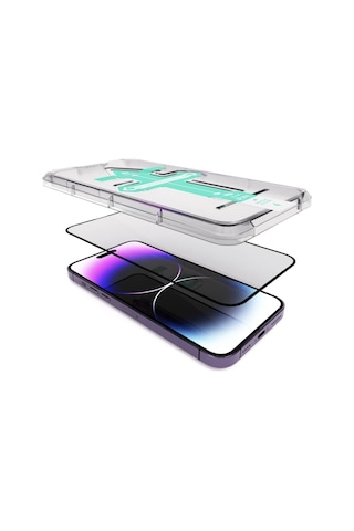 Apple Uyumlu   iPhone 14 Promax Magic Glass Box Aparatlı Ekran Koruyucu