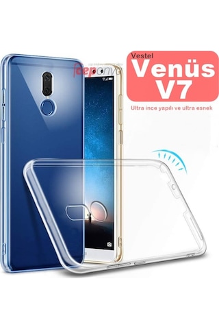 Vestel Uyumlu Venüs V7 Kaliteli Seffaf Süper Silikon Kilif 380807191