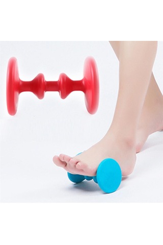 Homyl Taşınabilir Ayak Masajı Silindiri Plantar Topuk Mavi Mavi