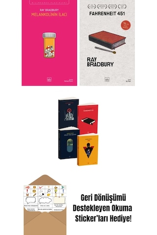 Melankolinin İlacı + Fahrenheit 451 70. Yıl Özel Baskısı + Kara Dörtleme Set