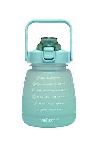 VALLETTA LUSCA MOTİVASYONLU SU MATARASI 1,3 LT - YEŞİL