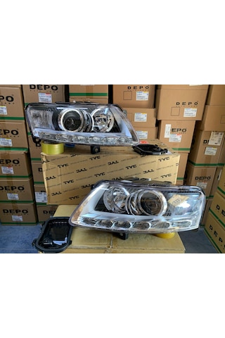 Audı A6 C6 Makyajlı 2009-2011 Arası Tyc Ledli D3s Xenon Sağ Ve Sol Far Takım 4f0941029cp / 4f0941030cp