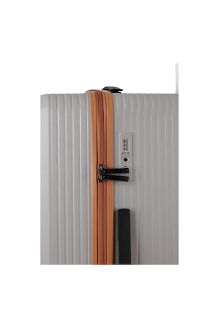 Baggaj V2521 Pc Valiz Sılver Set Beıge/champaıgne