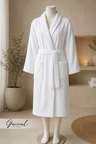 Blanc Pamuklu Unisex Bornoz Otel Bornozu Erkek Havlu Bornoz Kadın Havlu Bornoz Sauna Bornoz Sabahlık Beyaz