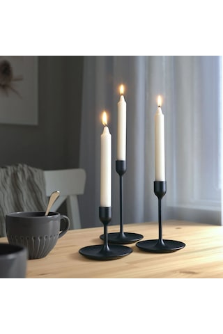 Ikea Nejlıksyren 20'li Şamdan Mumu 2,2 X 19 Cm Beyaz