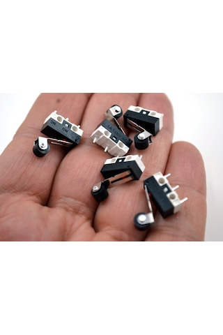 5 Adet Mini Micro Switch Makaralı Paletli Kw10 Z4p