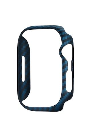 Pitaka Air Case Watch 45mm Kasa Koruyucu 600d Aramid Fiber Classic Serisi Black-blue Twill Siyah - Mavi