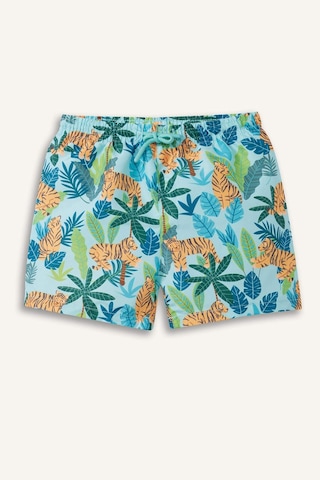 Defacto Erkek Bebek Desenli Micro Deniz Şortu E3518a525smgn240 Yeşil
