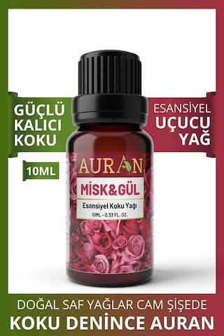 Auran Misk & Gül Esansiyel Uçucu Yağı 10 ML