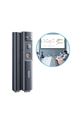 Baseus Orange Dot Lazerli Kablosuz Sunum Kalemi