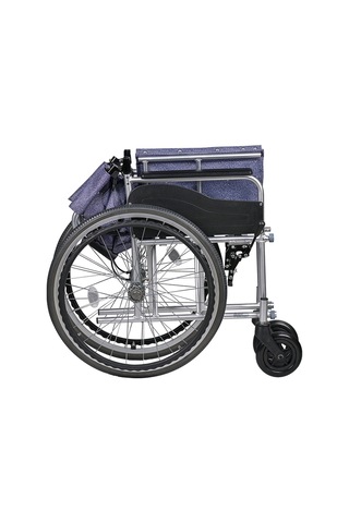 Semei Katalanabilir Frenli Tekerlekli Sandalye Mor