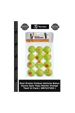 Özel Üretim Fiziksel Aktivite Bahçe Oyunu Spor Topu Starter Orange Tball 12 Pack Wrt137200
