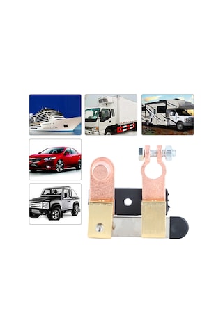 Kosona Endüstriyel Bakır Konduktörlü Otomobil Aküsü Kesici Anahtarı - 250a/750a, Üst Konaklı Akü İçin, Atv, Tekne, Sezonluk Araçlar