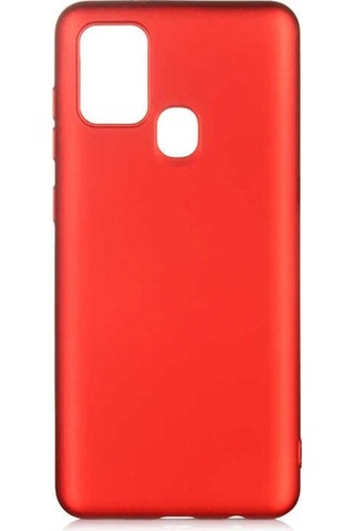 Galaxy A21s Kılıf Zore Premier Silikon Kapak Kırmızı