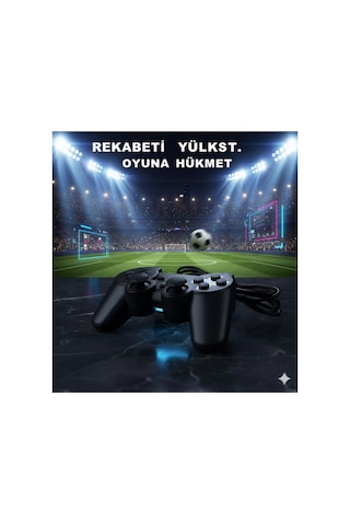Sp-208 Usb Gamepad Pc/laptop İçin Ergonomik & Titreşimli Oyun Kolu Siyah - 784146819