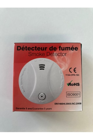 Mobıak - Pilli Duman Dedektörü - 9v Pil Dahildir