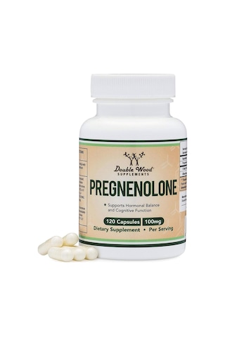 Double Wood Pregnenolone 100mg Converted To Progesterone To ...