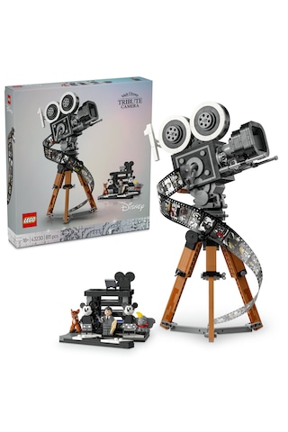 LEGO® │ Disney Walt Disney Hatırası Kamera 43230 - Yetişkinler için Model Yapım Seti (811 Parça)