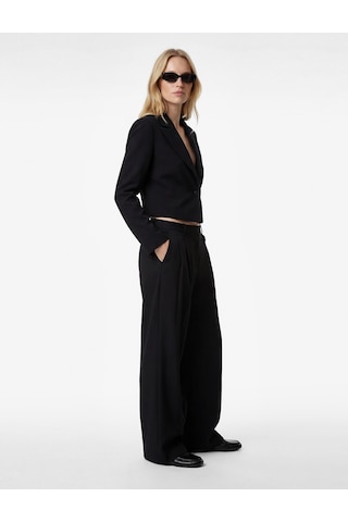 Koton Regular Fit Uzun Kollu Crop Blazer Ceket Siyah 6sak50056uw Siyah