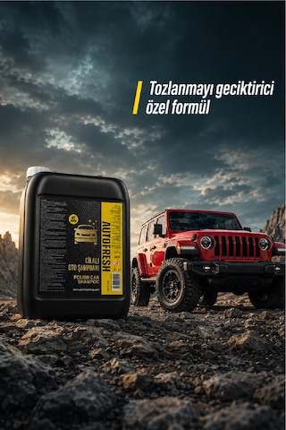 5 Litre Profesyonel Araç Bakım Seti Lastik + Şampuan + Jant + Torpido