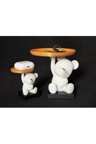 Ayıcık Tasarımlı Çok Amaçlı Dekoratif Stand Büyük Boy
