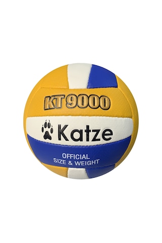 Katze Kt 9000 Voleybol Topu El Dikişli Renkli Beyaz - Mavi - Sarı