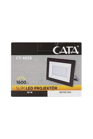 Cata Led Projektör 20w Beyaz Ct-4656