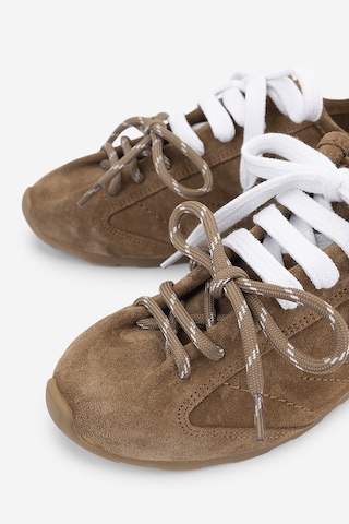 Valmenti Kadın Hakiki Deri Kahverengi Sneakers & Spor Ayakkabı 154 7028 Bn Ayk Y26 Sıgaro Suet